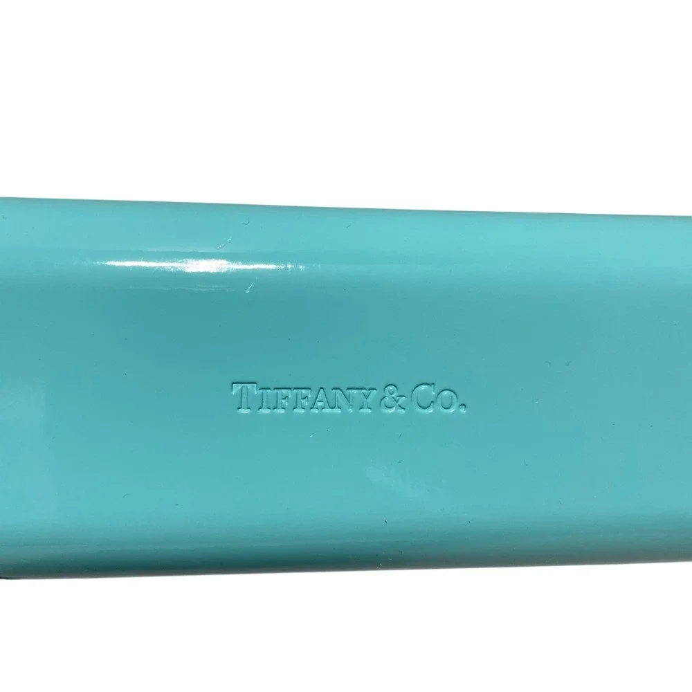 Tiffany & Co. Robbins Egg Blue Eye Glass Clam Shell Case Hard
